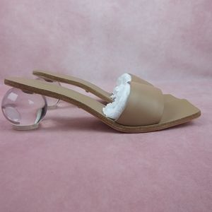 📦 Sale - RAYE Chorus Tan Glass Heeled Sandals – Women's Size 7